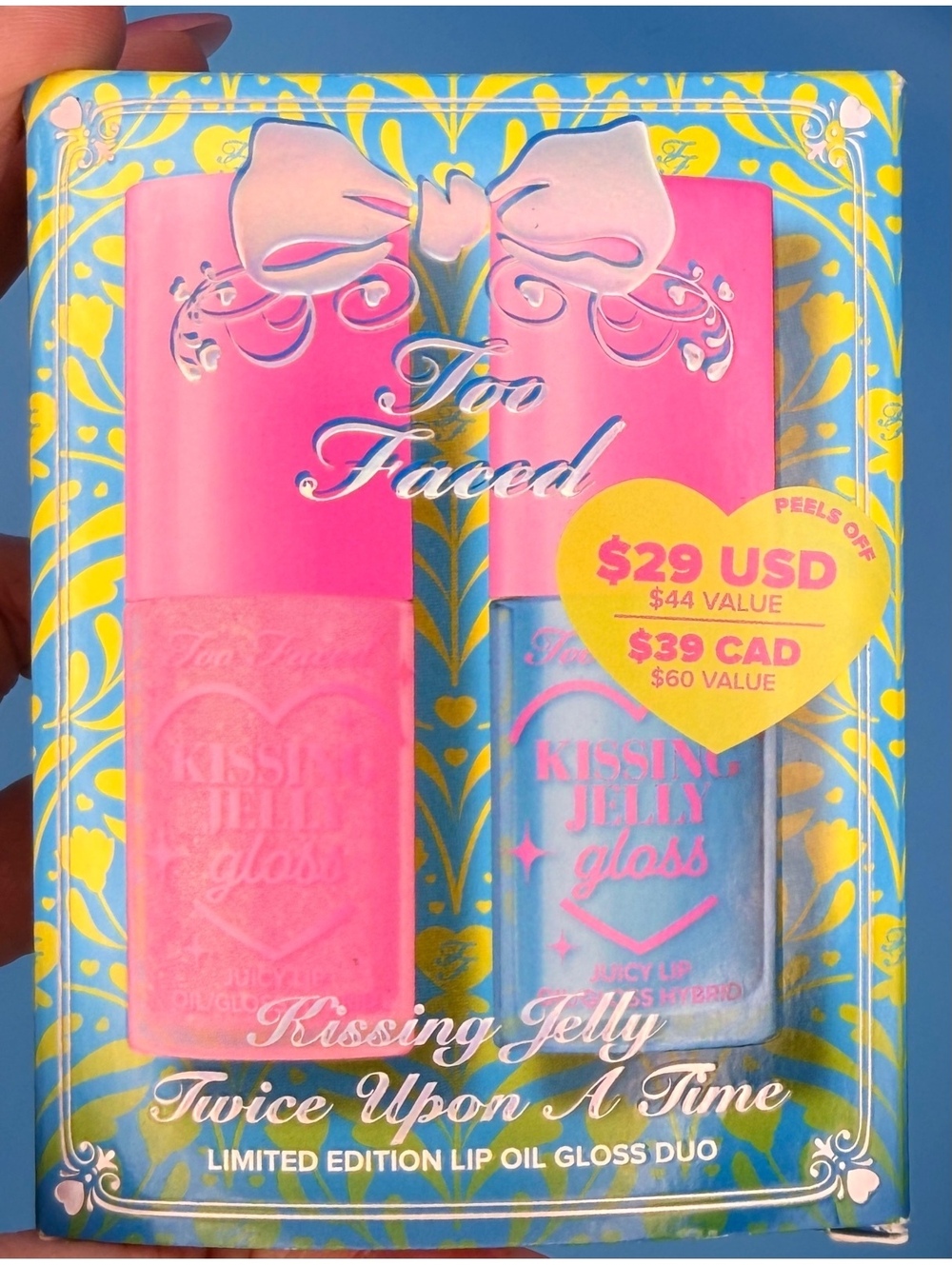 Too Faced Kissing Jelly Twice Upon a Time Lip Gloss Duo